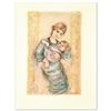 Image 1 : Edna Hibel (1917-2014) "Fair Alice and Baby" Limited Edition Lithograph
