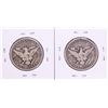 Image 2 : Lot of (2) 1915-D Barber Half Dollar Coins