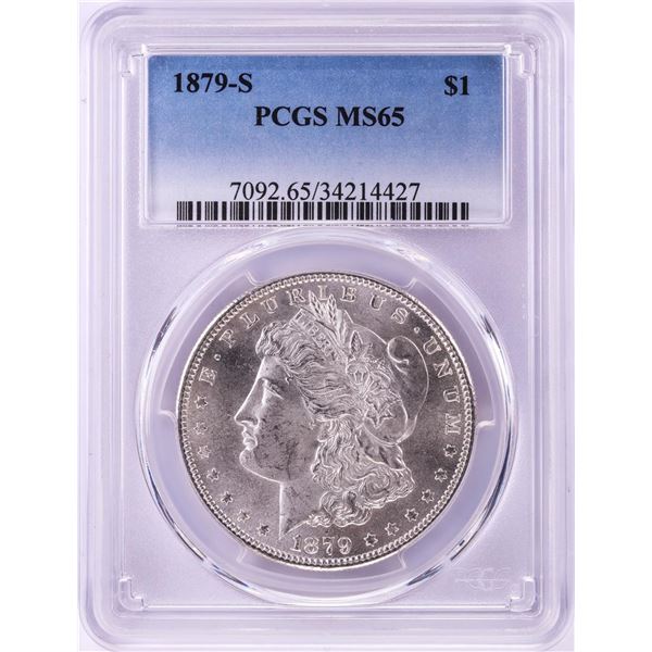 1879-S $1 Morgan Silver Dollar Coin PCGS MS65