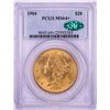Image 1 : 1904 $20 Liberty Head Double Eagle Gold Coin PCGS MS64+ CAC