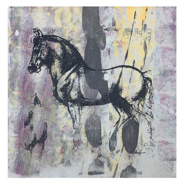 Rodgers "Leonardo's Horse" Original Mixed Media on Canvas