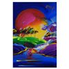 Image 3 : Peter Max "Without Borders II" Original Mixed Media on Paper