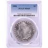 Image 1 : 1896 $1 Morgan Silver Dollar Coin PCGS MS65