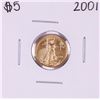 Image 1 : 2001 $5 American Eagle Gold Coin