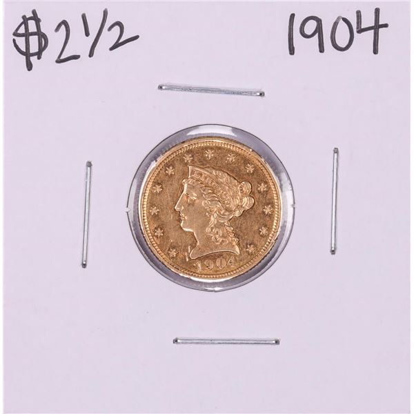 1904 $2 1/2 Liberty Head Quarter Eagle Gold Coin