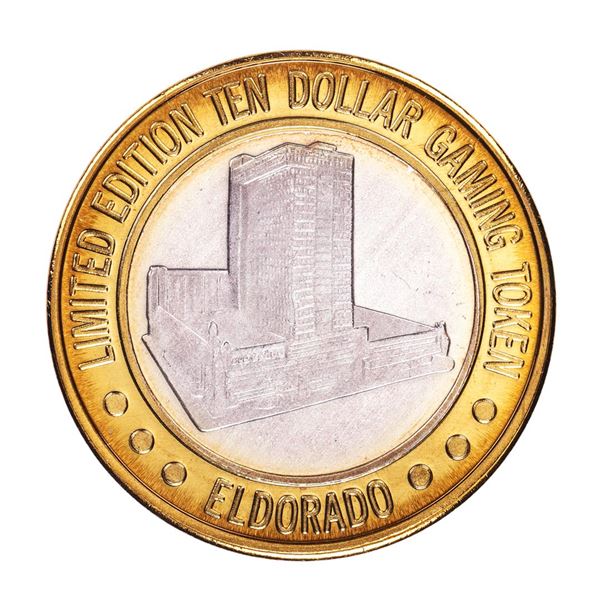 .999 Fine Silver Eldorado Reno, Nevada $10 Limited Edition Gaming Token