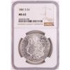 Image 1 : 1881-S $1 Morgan Silver Dollar Coin NGC MS63 Nice Toning