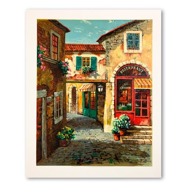 Anatoly Metlan "At the Alley" Limited Edition Serigraph