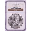 Image 1 : 1993 $1 American Silver Eagle Coin NGC MS69