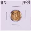 Image 1 : 1999 $5 American Eagle Gold Coin