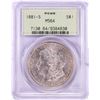 Image 1 : 1881-S $1 Morgan Silver Dollar Coin PCGS MS64 Old Green Holder