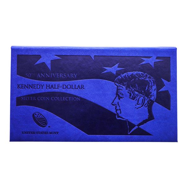 2014 50th Anniversary Kennedy Half Dollar Silver Coin Collection w/ Box & COA