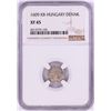 Image 1 : 1609 KB Hungary Denar 'Madonna and Child' Coin NGC XF45