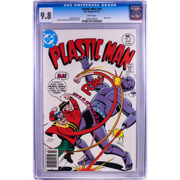 D.C. Comics Plastic Man #18 Comic Book 6-7/77 CGC 9.8