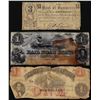 Image 1 : Lot of (3) Miscellaneous 1800's Obsolete Banknotes