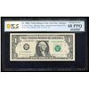 Image 1 : 1988A $1 Federal Reserve STAR Note Mismatched Serial Number ERROR PCGS Sup. Gem 68PPQ