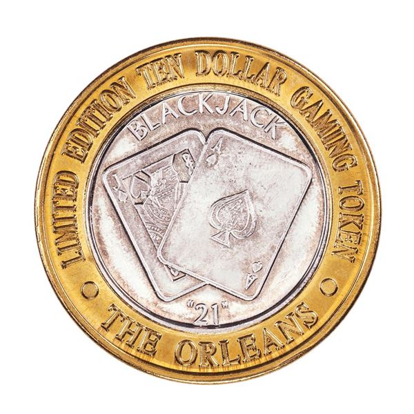 .999 Silver The Orleans Hotel & Casino Las Vegas, NV $10 Casino Token Limited Edition