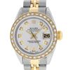 Image 1 : Rolex Ladies Two Tone Diamond Datejust Oyster Perpetual Wristwatch