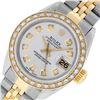 Image 3 : Rolex Ladies Two Tone Diamond Datejust Oyster Perpetual Wristwatch