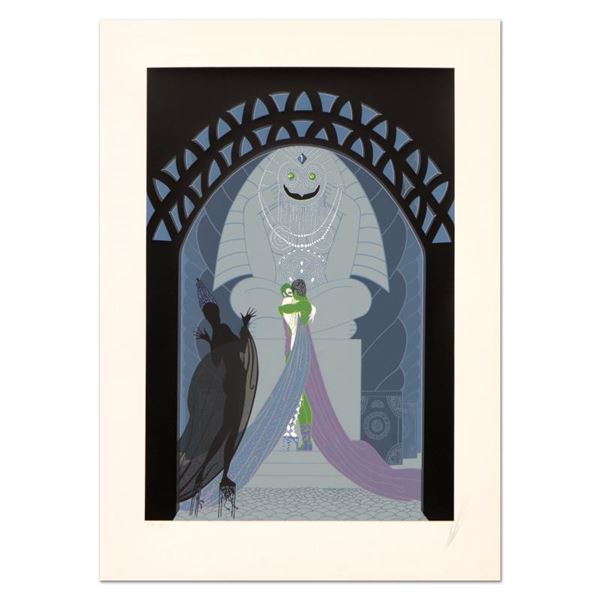 Erte (1892-1990) "Lovers and Idol" Limited Edition Serigraph on Paper