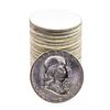 Image 1 : Roll of (20) Brilliant Uncirculated 1963 Franklin Half Dollar Coins