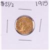 Image 1 : 1915 $2 1/2 Indian Head Quarter Eagle Gold Coin