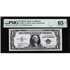 Image 1 : 1935A $1 Silver Certificate STAR Note Fr.1608* PMG Gem Uncirculated 65EPQ