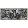 Image 1 : 1896 $5 Educational Silver Certificate Note