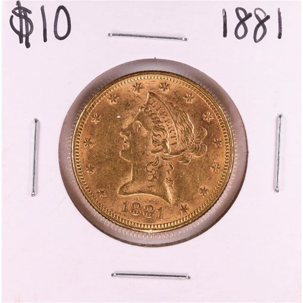 1881 $10 Liberty Head Eagle Gold Coin