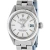 Image 1 : Rolex Ladies Stainless Steel Silver Index Oyster Band Datejust Wristwatch