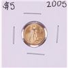 Image 1 : 2005 $5 American Eagle Gold Coin