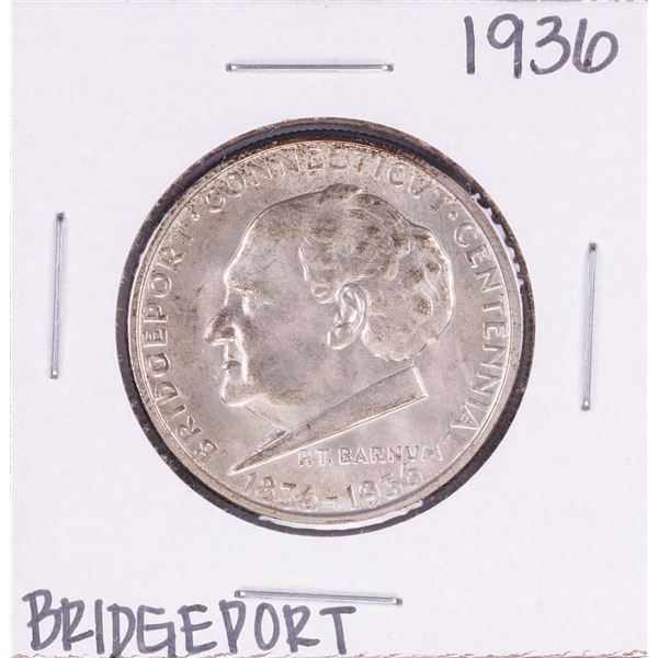 1936 Bridgeport Centennial Commemorative Half Dollar Coin