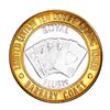 Image 1 : .999 Fine Silver Barbary Coast Casino Las Vegas, NV $10 Limited Edition Gaming Token