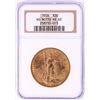 Image 1 : 1908 No Motto $20 St. Gaudens Double Eagle Gold Coin NGC MS63