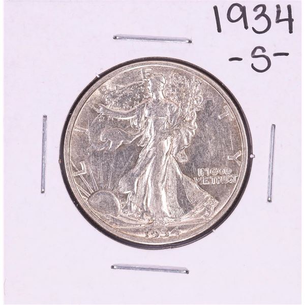 1934-S Walking Liberty Half Dollar Coin