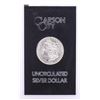 Image 2 : 1882-CC $1 Morgan Silver Dollar Coin GSA Hoard Uncirculated w/Box & COA
