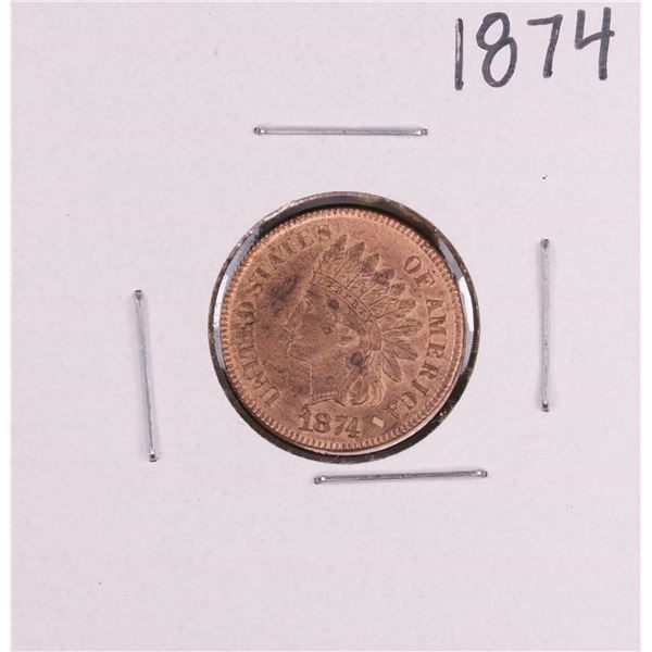 1874 Indian Head Cent Coin