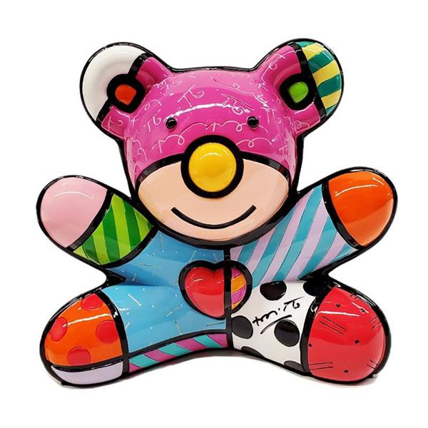 Romero Britto "Summer Bear" Limited Edition Sculpture