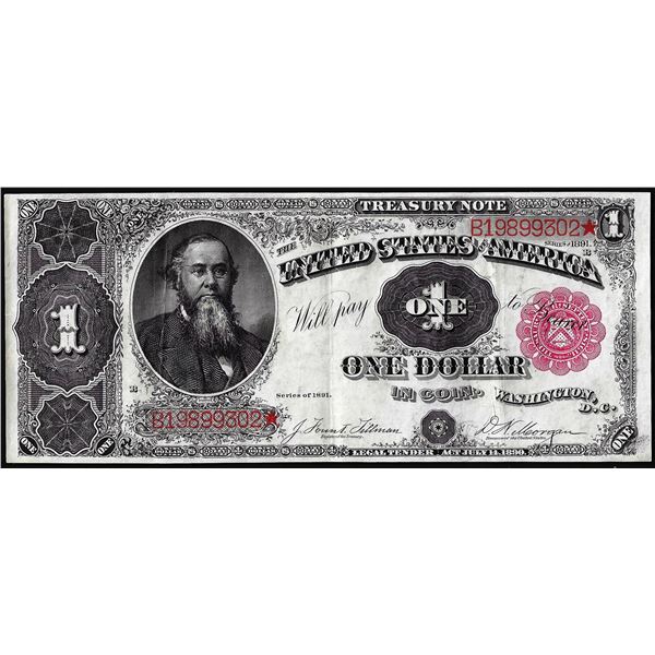 1891 $1 Treasury Note