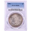 Image 1 : 1896 $1 Morgan Silver Dollar Coin PCGS MS65 Nice Toning