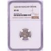 Image 1 : 1620 KB Hungary Denar 'Madonna and Child' Coin NGC XF45