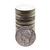 Image 1 : Lot of (25) $1 Peace Silver Dollar Coins