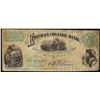 Image 1 : 1800's $5 Eastman College Bank Atlanta, Georgia Obsolete Banknote