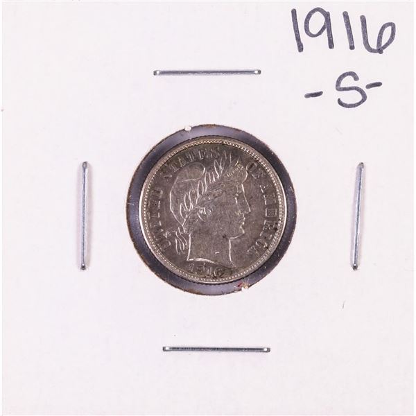 1916-S Barber Dime Coin