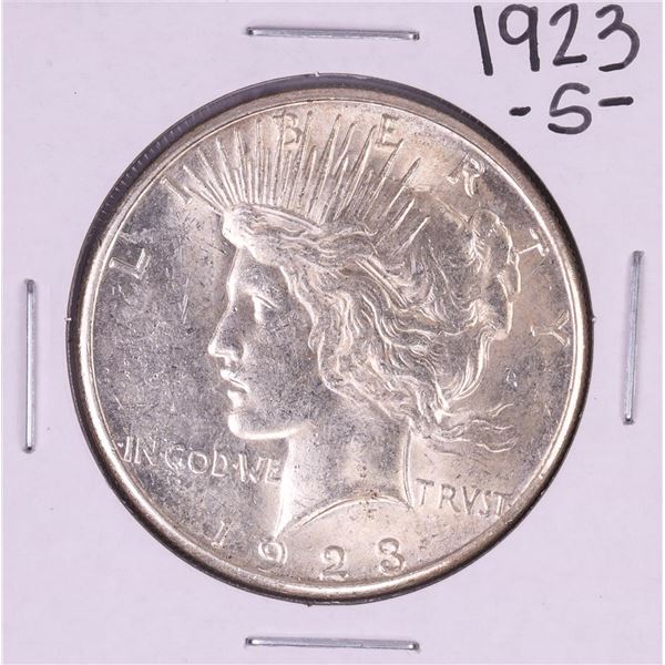 1923-S $1 Peace Silver Dollar Coin