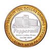 Image 2 : .999 Silver Peppermill Hotel Casino Reno, NV $10 Casino Limited Edition Gaming Token