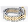 Image 5 : Rolex Men's Two Tone Steel & Gold Mother Of Pearl Diamond & Sapphire Datejust Watch