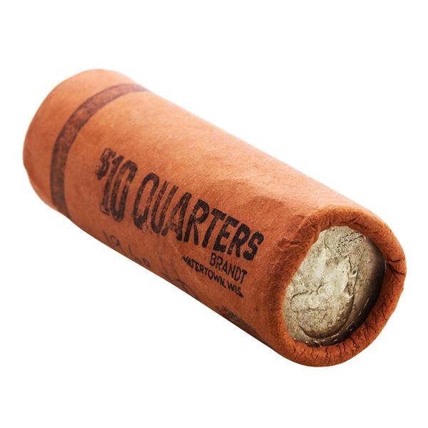 Original Bank Roll of (20) Brilliant Uncirculated 1960-D Washington Quarter Coins