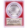 Image 2 : 2020-P $1 Basketball HOF Silver Dollar Coin PCGS PR70DCAM Bill Walton Signature FDOI
