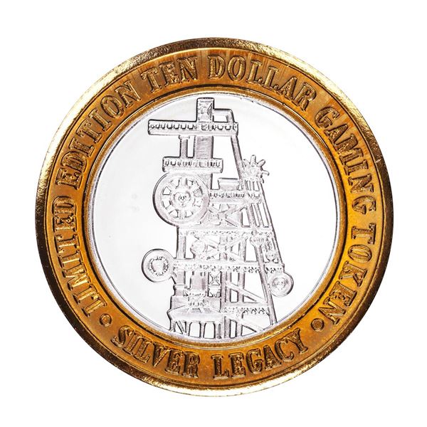 .999 Silver Silver Legacy Reno, Nevada $10 Casino Limited Edition Gaming Token